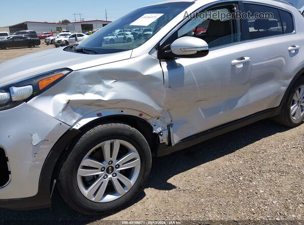 KNDPM3AC5J7362296 2018 KIA SPORTAGE Silver Front view