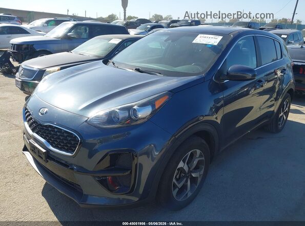 KNDPM3AC5M7934438 2021 KIA SPORTAGE Blue Передня ліва чверть