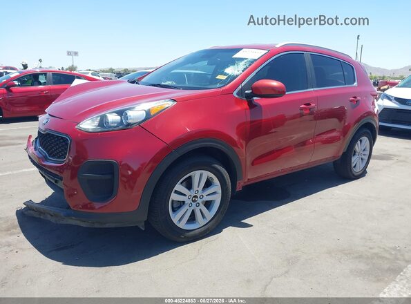 KNDPM3AC6H7243831 2017 KIA SPORTAGE Красный Передняя левая четверть