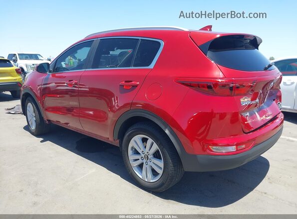 KNDPM3AC6H7243831 2017 KIA SPORTAGE Красный Задняя левая четверть
