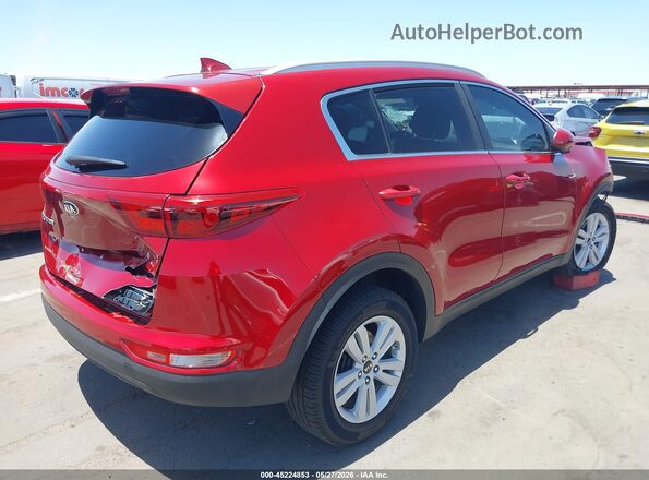 KNDPM3AC6H7243831 2017 KIA SPORTAGE Красный Задняя правая четверть