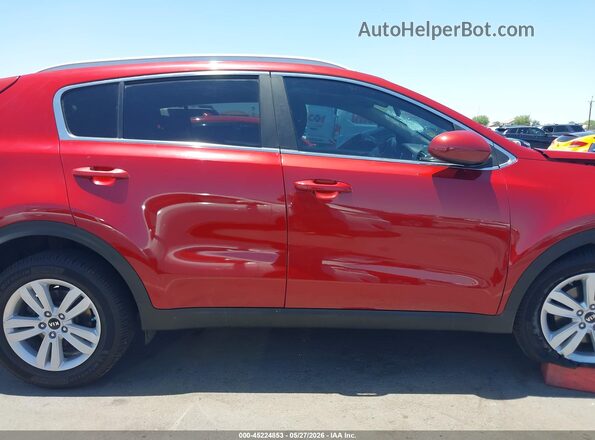KNDPM3AC6H7243831 2017 KIA SPORTAGE Красный Панорамный вид салона 360°