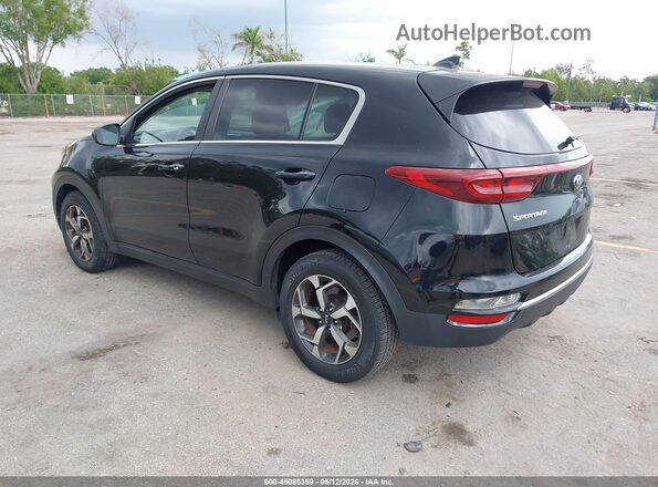 KNDPM3AC6L7640173 2020 KIA SPORTAGE Black უკანა მარცხენა