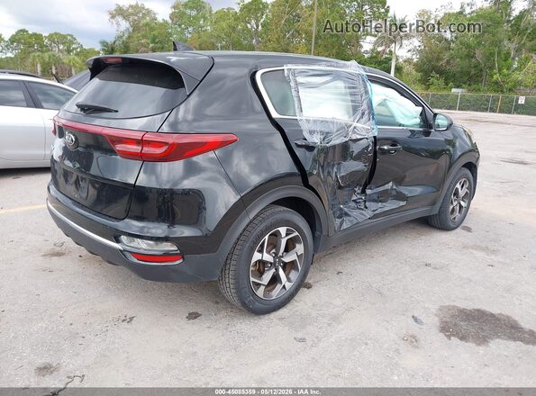 KNDPM3AC6L7640173 2020 KIA SPORTAGE Black უკანა მარჯვენა