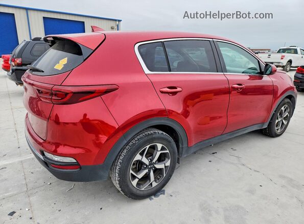 KNDPM3AC6N7010155 2022 KIA SPORTAGE Red უკანა მარჯვენა