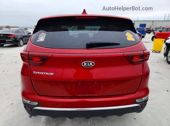 KNDPM3AC6N7010155 2022 KIA SPORTAGE Red უკანა ხედი