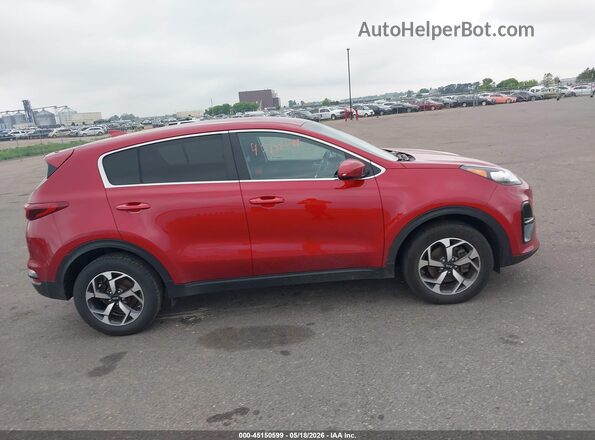 KNDPM3AC6N7964226 2022 KIA SPORTAGE Red უკანა სალონის ხედი