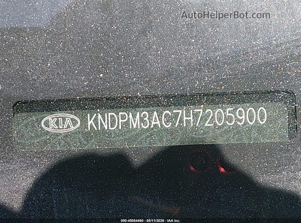 KNDPM3AC7H7205900 2017 KIA SPORTAGE White 