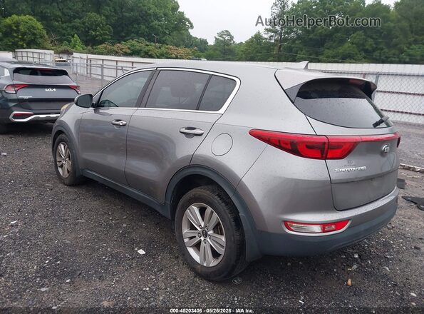 KNDPM3AC7J7310510 2018 KIA SPORTAGE Gray უკანა მარცხენა