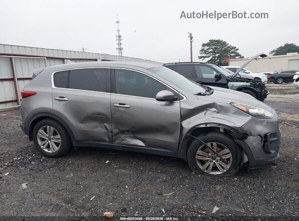 KNDPM3AC7J7310510 2018 KIA SPORTAGE Gray უკანა სალონის ხედი