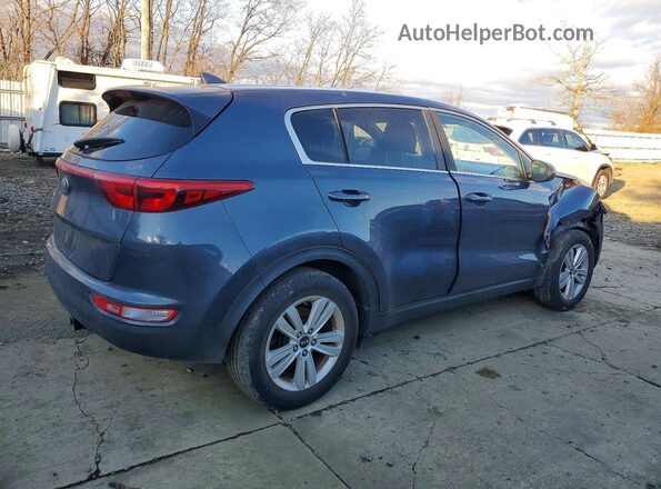 KNDPM3AC7J7484948 2018 KIA SPORTAGE Blue Задня права чверть