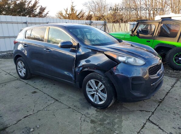 KNDPM3AC7J7484948 2018 KIA SPORTAGE Blue Передня права чверть