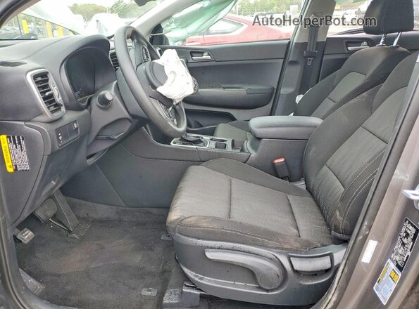 KNDPM3AC7K7558404 2019 KIA SPORTAGE Gray წინა სალონის ხედი