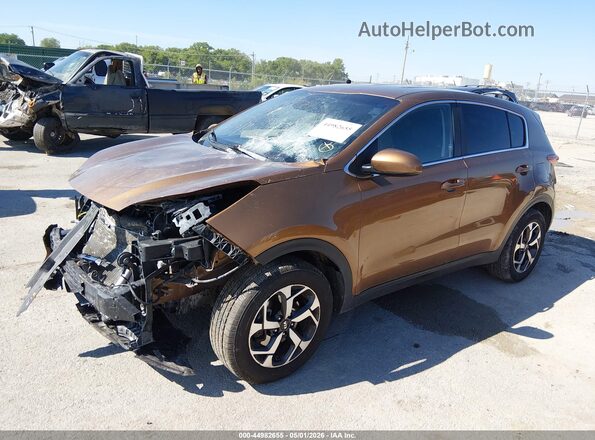 KNDPM3AC7L7732781 2020 KIA SPORTAGE Gold Առջևի ձախ երեք քառորդ տեսարան