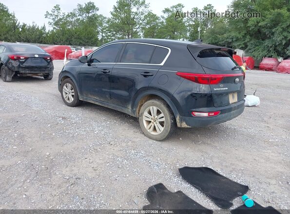 KNDPM3AC8H7075058 2017 KIA SPORTAGE Black Задня ліва чверть