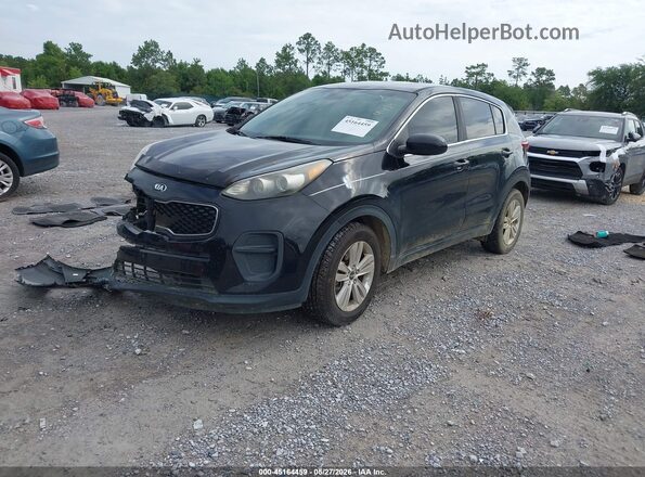 KNDPM3AC8H7075058 2017 KIA SPORTAGE Black Передня ліва чверть