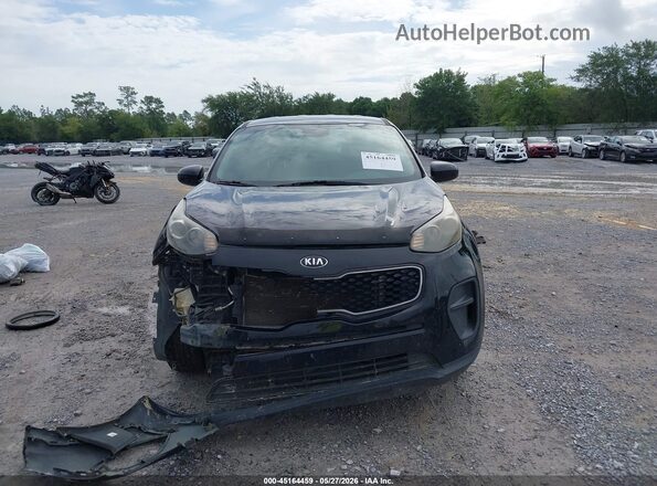 KNDPM3AC8H7075058 2017 KIA SPORTAGE Black Вид щитка приладів