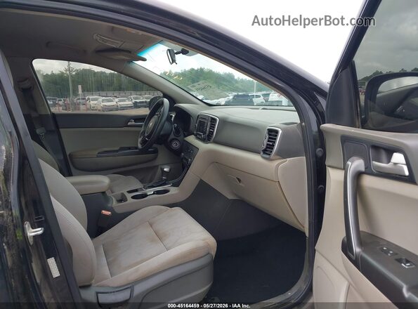 KNDPM3AC8H7075058 2017 KIA SPORTAGE Black Вид салону спереду