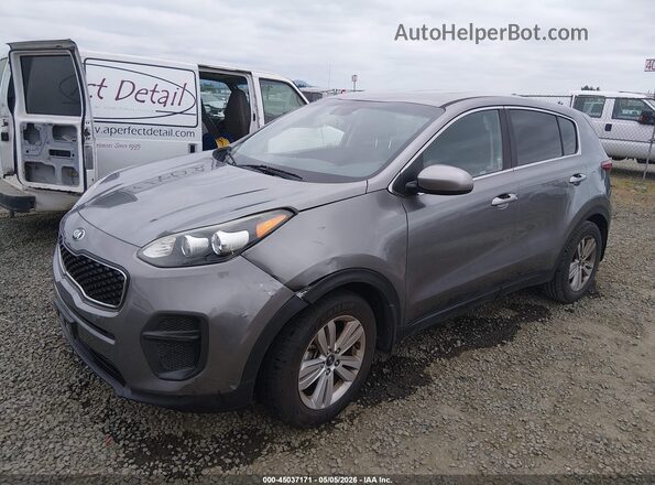 KNDPM3AC8J7320334 2018 KIA SPORTAGE Gray Front left