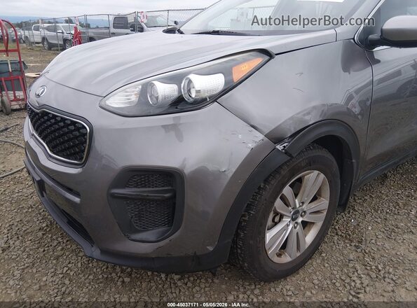 KNDPM3AC8J7320334 2018 KIA SPORTAGE Gray Front view