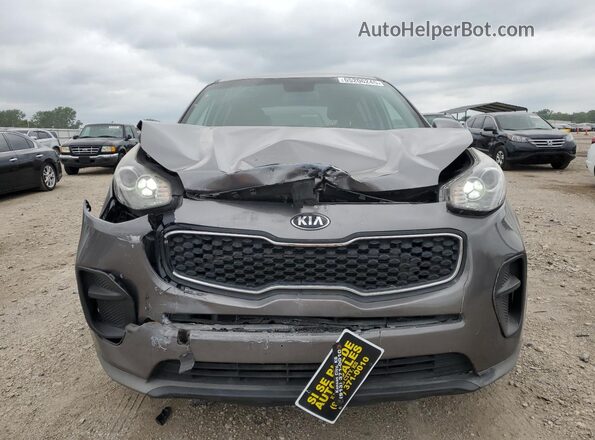 KNDPM3AC8J7458360 2018 KIA SPORTAGE Gray Դիմացի տեսք