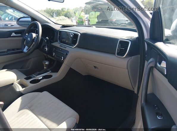 KNDPM3AC8L7813627 2020 KIA SPORTAGE Gray წინა სალონის ხედი
