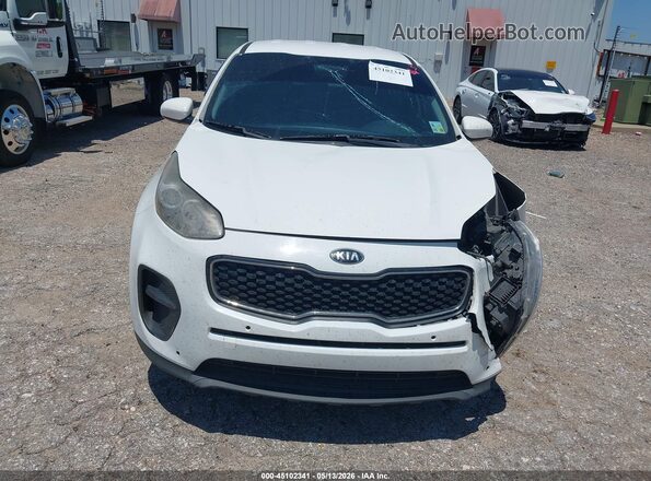 KNDPM3AC9H7130472 2017 KIA SPORTAGE White Widok zestawu wskaźników