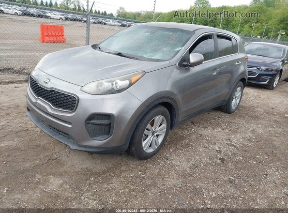 KNDPM3AC9K7528935 2019 KIA SPORTAGE Gray Առջևի ձախ երեք քառորդ տեսարան