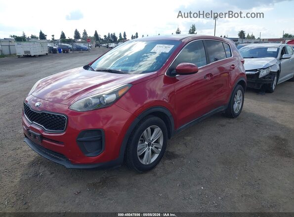 KNDPM3ACXK7536123 2019 KIA SPORTAGE Maroon Przód lewy