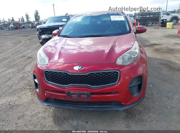 KNDPM3ACXK7536123 2019 KIA SPORTAGE Maroon Widok zestawu wskaźników