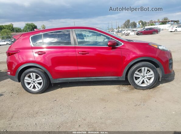 KNDPM3ACXK7536123 2019 KIA SPORTAGE Maroon Widok wnętrza z tyłu
