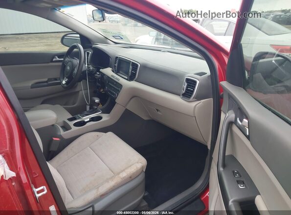 KNDPM3ACXK7611855 2019 KIA SPORTAGE Красный Вид салона спереди