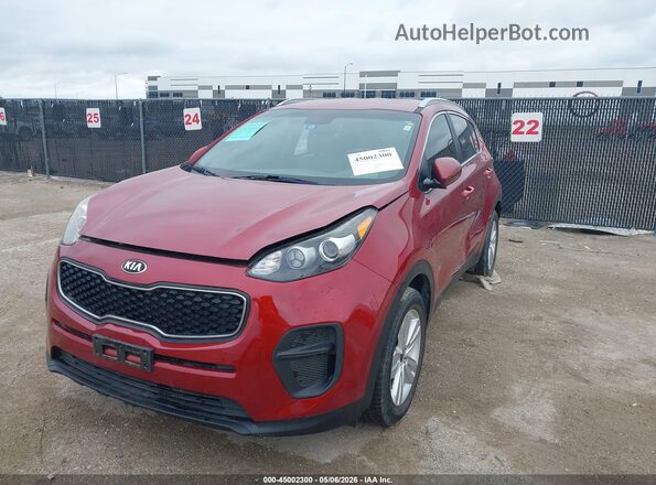 KNDPM3ACXK7611855 2019 KIA SPORTAGE Красный Передняя левая четверть