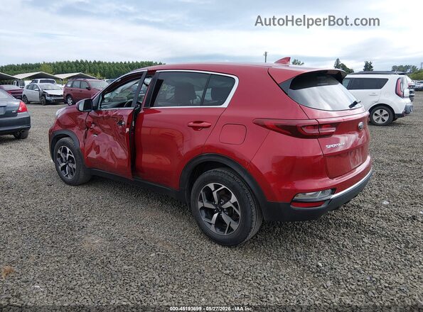 KNDPM3ACXM7868596 2021 KIA SPORTAGE Red უკანა მარცხენა