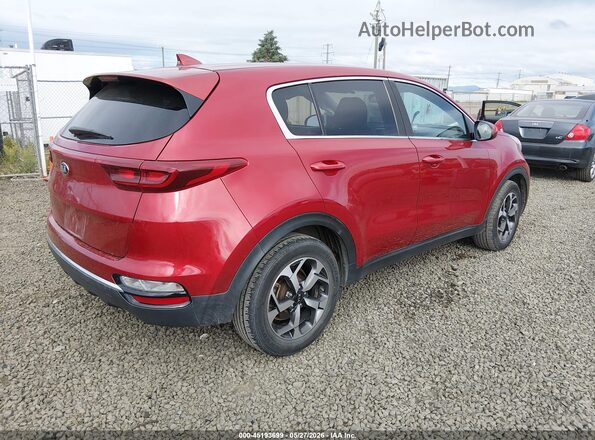 KNDPM3ACXM7868596 2021 KIA SPORTAGE Red უკანა მარჯვენა