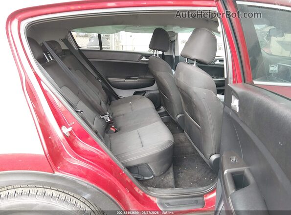 KNDPM3ACXM7868596 2021 KIA SPORTAGE Red VIN კოდის სტიკერის ხედი