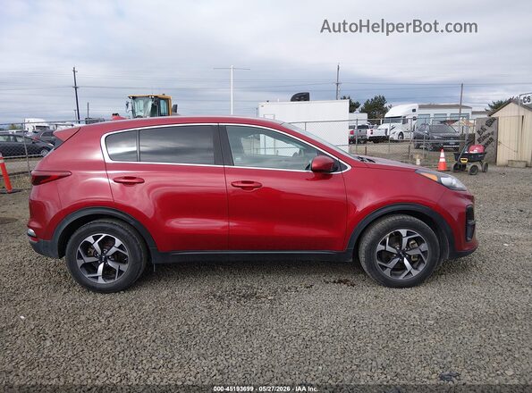 KNDPM3ACXM7868596 2021 KIA SPORTAGE Red უკანა სალონის ხედი