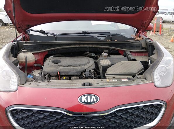 KNDPM3ACXM7868596 2021 KIA SPORTAGE Red უკანა ხედი