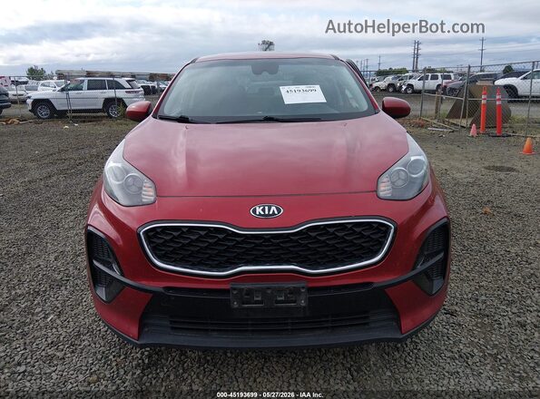 KNDPM3ACXM7868596 2021 KIA SPORTAGE Red ხელსაწყოთა პანელის ხედი