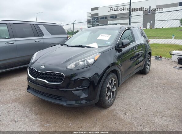 KNDPM3ACXM7926822 2021 KIA SPORTAGE Черный Передняя левая четверть