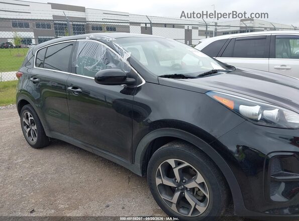 KNDPM3ACXM7926822 2021 KIA SPORTAGE Черный Вид задней части салона
