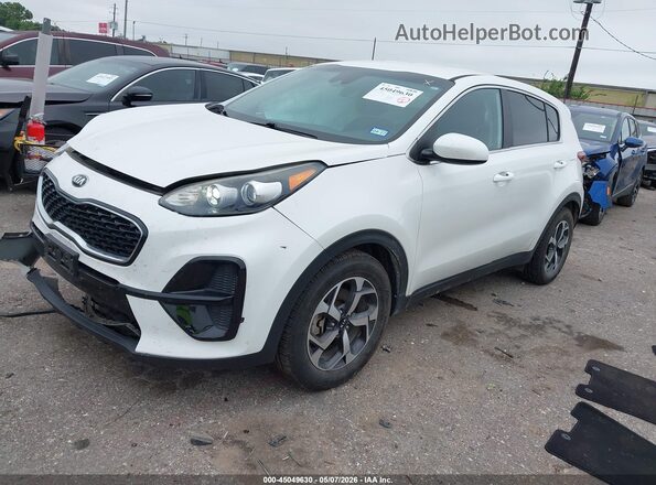KNDPM3ACXM7928909 2021 KIA SPORTAGE White Vista tres cuartos delantera izquierda