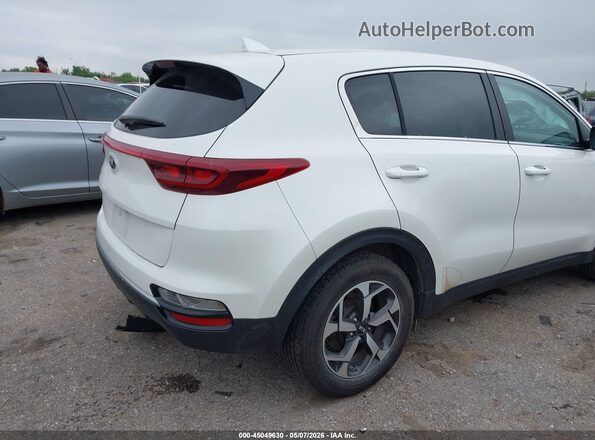 KNDPM3ACXM7928909 2021 KIA SPORTAGE White Trasero derecho