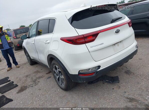 KNDPM3ACXM7928909 2021 KIA SPORTAGE White Trasero izquierdo