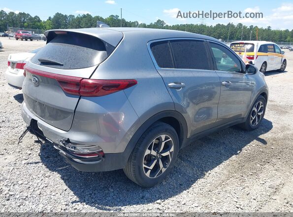 KNDPM3ACXM7935701 2021 KIA SPORTAGE Серебряный Задняя правая четверть