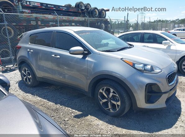 KNDPM3ACXM7935701 2021 KIA SPORTAGE Серебряный Вид задней части салона