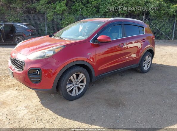 KNDPMCAC0H7033550 2017 KIA SPORTAGE Красный Передняя левая четверть