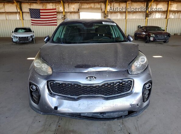 KNDPMCAC0J7393116 2018 KIA SPORTAGE Gray Vista frontal