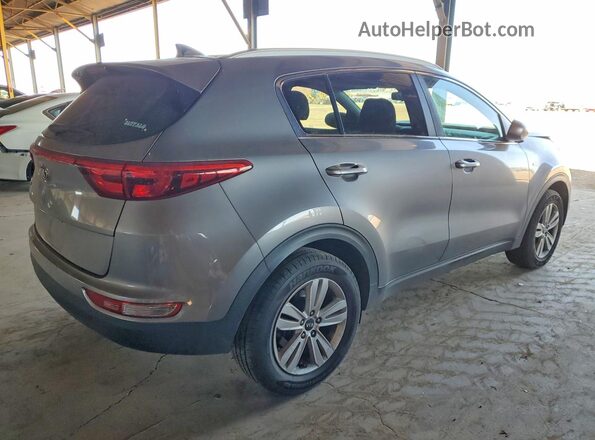 KNDPMCAC0J7393116 2018 KIA SPORTAGE Gray Trasero derecho