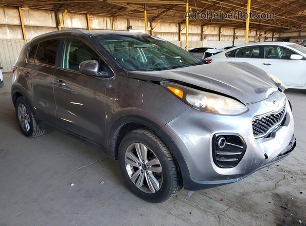 KNDPMCAC0J7393116 2018 KIA SPORTAGE Gray Delantero derecho